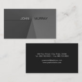 Carte de visite élégant simple professionnel (Devant / Derrière)