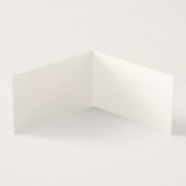 Carte De Visite Élégant Simple Simple Blanc Minimaliste (Intérieur)
