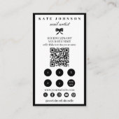 Carte De Visite Elegant Small Business Customer Loyalty Discount (Dos)