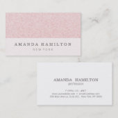 Carte De Visite Élégant sophistiqué lumière PARTIES SCINTILLANT RO (Devant / Derrière)