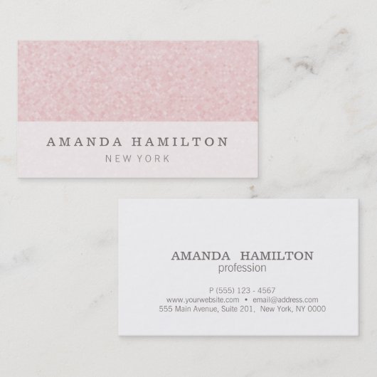 Carte De Visite Élégant sophistiqué lumière PARTIES SCINTILLANT RO (Devant / Derrière)