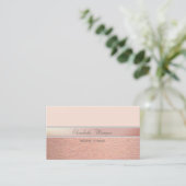 Carte De Visite Elégant Sophistiqué Moderne, Perles (Debout devant)