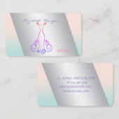 Carte De Visite Élégant Sophistiqué Moderne Professionnel, Robe (Devant / Derrière)