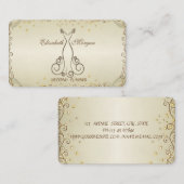 Carte De Visite Élégant Sophistiqué Professionnel élégant, Robe (Devant / Derrière)