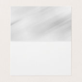 Carte De Visite Élégant style contemporain moderne gris rouge (Intérieur déplié)