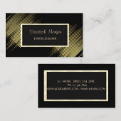 Carte De Visite Elégant Style moderne, Design de bijoux de cadre d (Devant / Derrière)