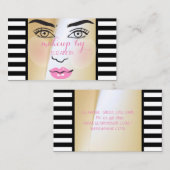 Carte De Visite Élégant Style Moderne Grandes Pures, Silhouette Fi (Devant / Derrière)