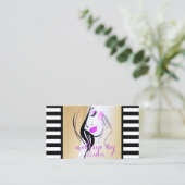 Carte De Visite Élégant Style Moderne Grandes Pures, Silhouette Fi (Debout devant)