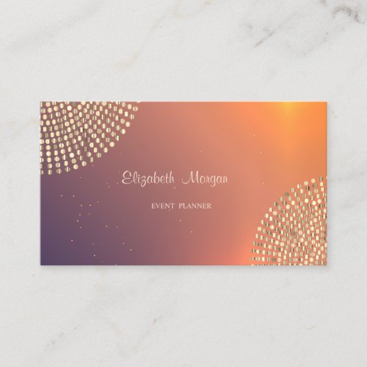 Carte De Visite Élégant Style Moderne Simple,Points (Devant)