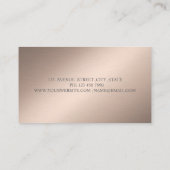 Carte De Visite Élégant Style Simple, Cadre, Peinture Stroke (Dos)