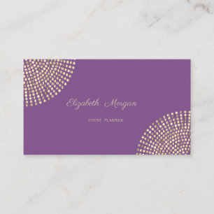 Carte De Visite Élégant Stylé Simple Professionnel,Points