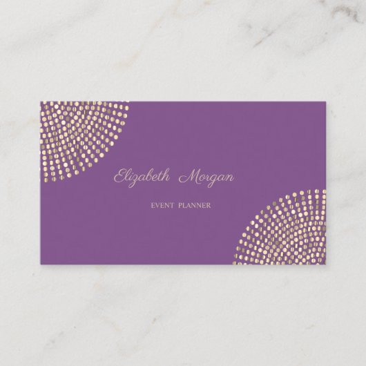 Carte De Visite Élégant Stylé Simple Professionnel,Points (Devant)