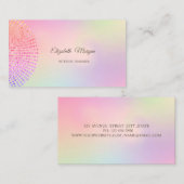 Carte De Visite Élégant Style Tendance Professionnel Points (Devant / Derrière)