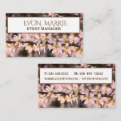 Carte de visite élégant stylis (Devant / Derrière)