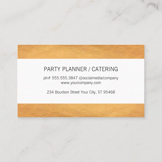 Carte De Visite Élégant Trappe Chic (Dos)