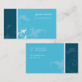 CARTE DE VISITE élégant verve organique (Devant / Derrière)