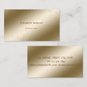 Carte De Visite Élégant vintage, Chic, Dentelle (Devant / Derrière)