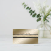 Carte De Visite Élégant vintage, Chic, Dentelle (Debout devant)