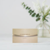 Carte De Visite Élégant Vintage, Chic, Simple (Debout devant)