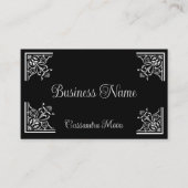 Carte De Visite Élégant, Vintage élégant (Devant)