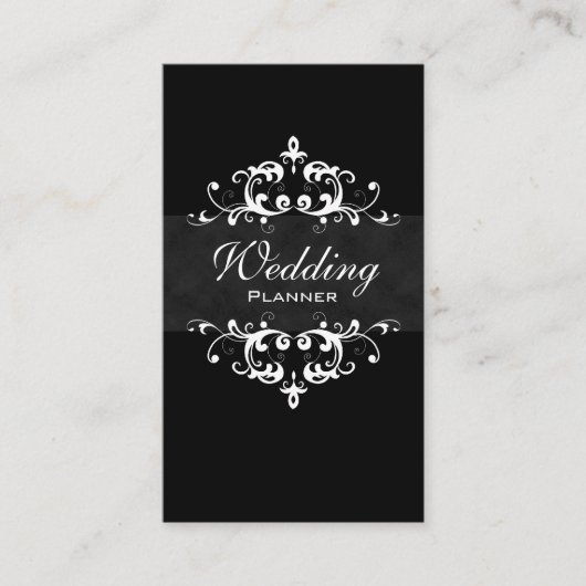 carte de visite Elegant Wedding Event Planner 2 (Devant)
