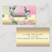 Carte De Visite Élégant Whisk Cupcakes Green Bakery (Devant / Derrière)