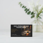 Carte De Visite Elégant Whisky Room (Debout devant)