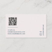 Carte De Visite Elegant Yellow Old Money (Dos)