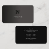 Carte De Visite Elegante (Devant / Derrière)
