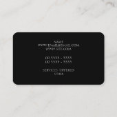 Carte De Visite Elegante (Dos)