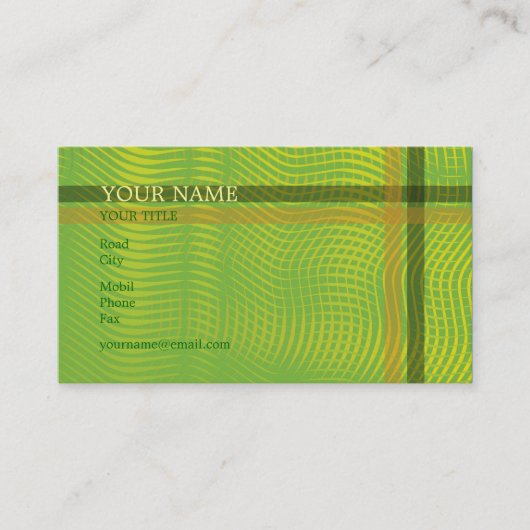 Carte de Visite Élégante (Devant)