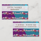 Carte de visite élégante (Devant / Derrière)