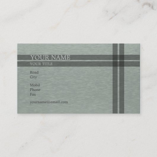 Carte de Visite Élégante (Devant)