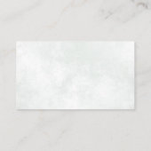 Carte De Visite Élégante Aquarelle Branches de pin Feminine (Dos)