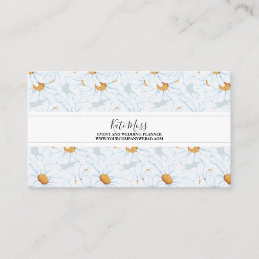 Carte De Visite Elégante aquarelle Vintage (Devant)