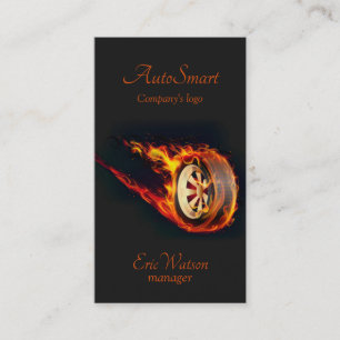Carte De Visite Élégante automobile professionnelle moderne