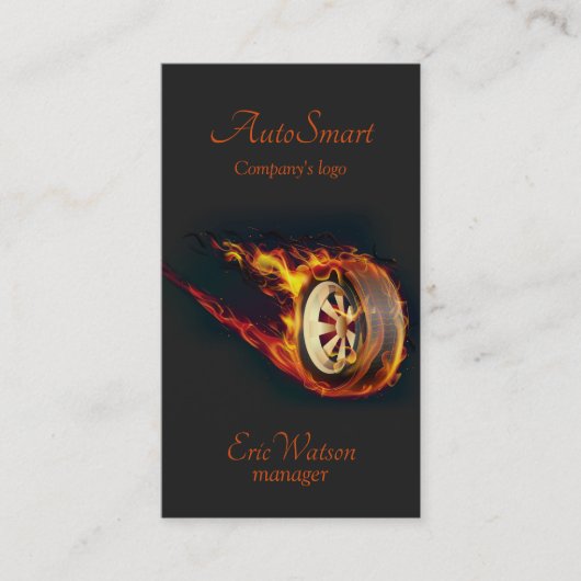 Carte De Visite Élégante automobile professionnelle moderne (Devant)