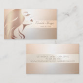 Carte De Visite Élégante bande professionnelle moderne (Devant / Derrière)