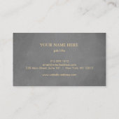 Carte De Visite Élégante boussole nautique (Dos)