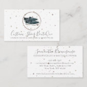 Carte De Visite Elégante Boutique Canvas Chaussures Jean Basket (Devant / Derrière)