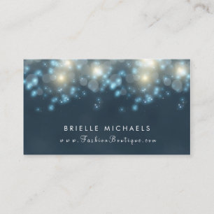 Carte De Visite Élégante boutique de mode Turquoise foncé