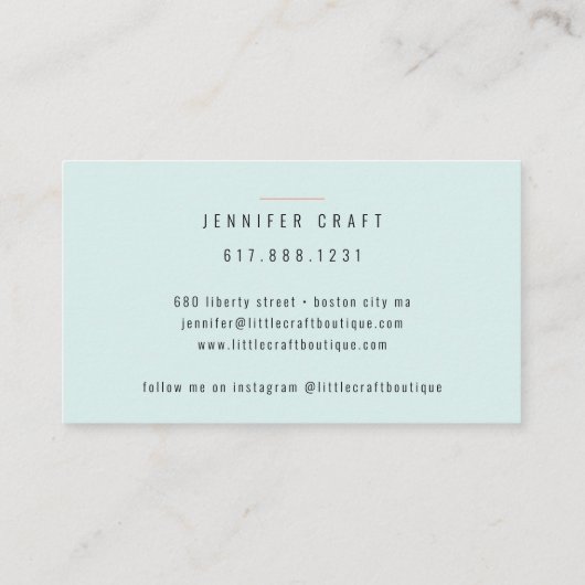 Carte De Visite Élégante couronne d'art de ligne Fleur sauvage (Dos)