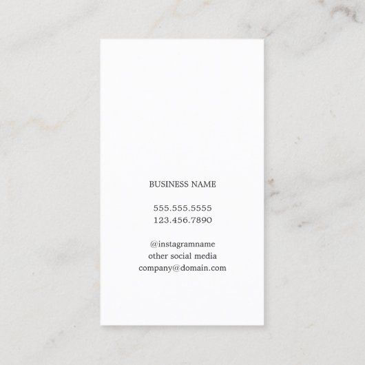 Carte De Visite Elégante dentelle gris bleu (Dos)