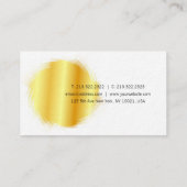 Carte De Visite Elégante écriture manuscrite moderne personnalisée (Dos)