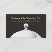 Carte De Visite Elégante entreprise de restauration (Devant)