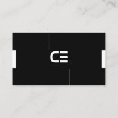 Carte De Visite Elégante Feminine Design Fondatrice PDG (Dos)