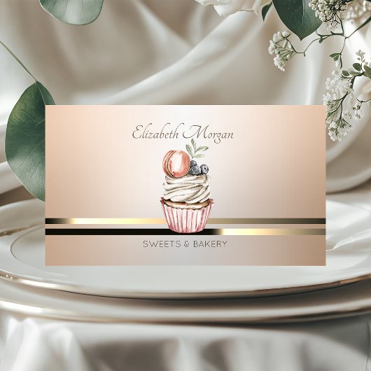 Carte De Visite Elégante gamme professionnelle, Cupcake