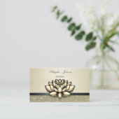 Carte De Visite Élégante Glitterie Proffesionale Moderne Chic (Debout devant)