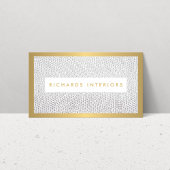 Carte De Visite Élégante impression Snakeskin pour Designer d'inté