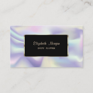 Carte De Visite Élégante Luxueuse Moderne Professionnelle Holograp
